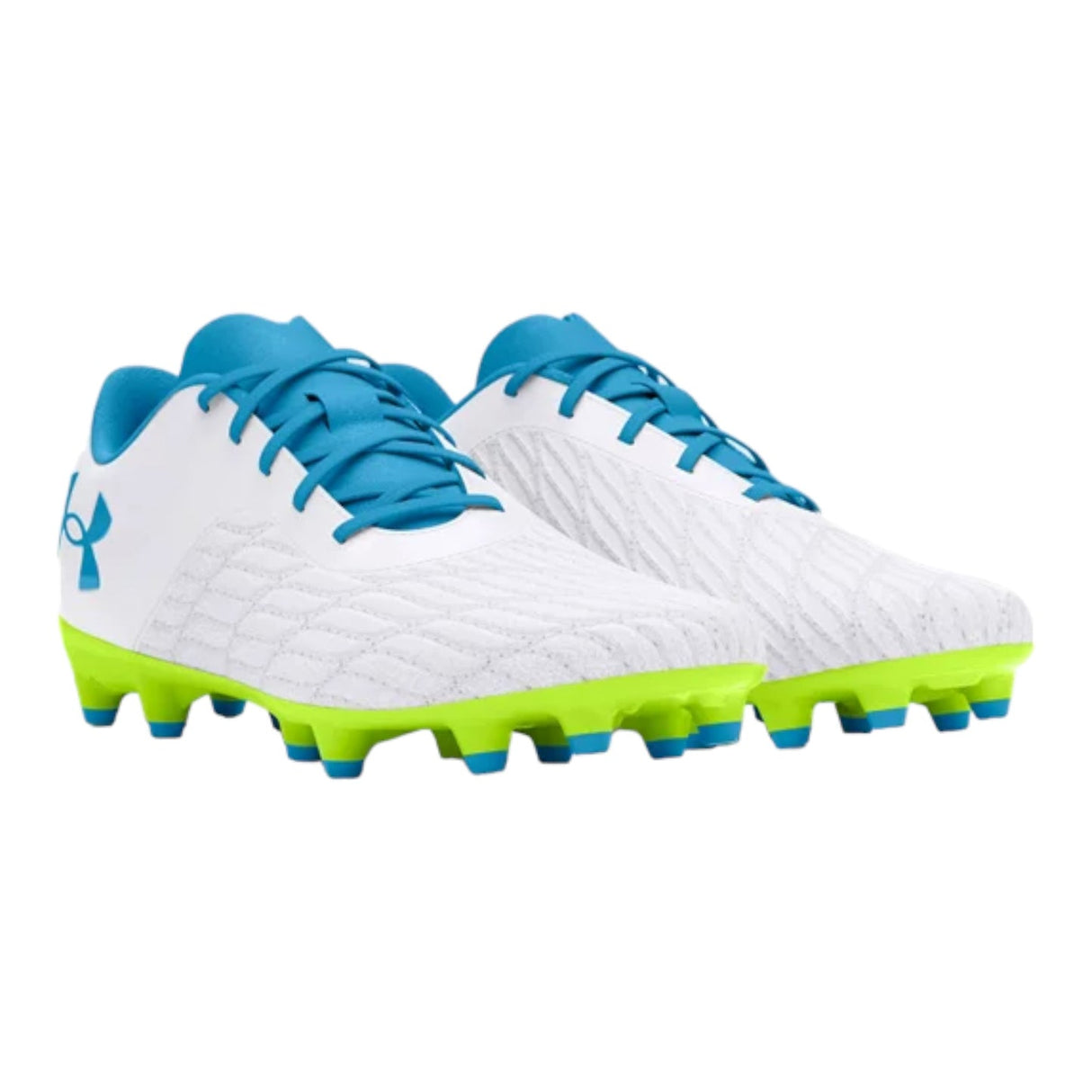 Under Armour Unisex Magnetico Select 3.0 FG - WHITE / HIGH-VIS YELLOW / CAPRI 3027039-102
