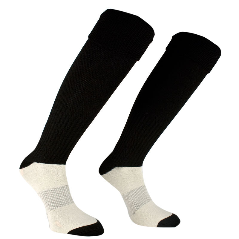 Calza Calcio nero Audax Rufina