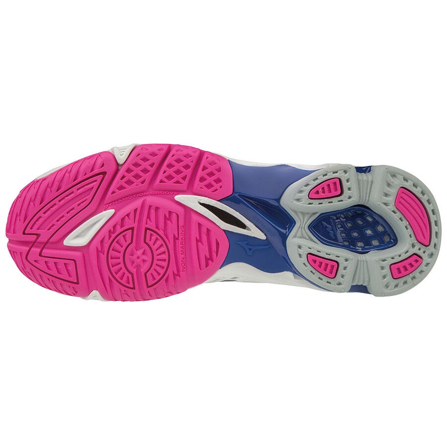 Mizuno Wave Voltage MID bianco blu fucsia