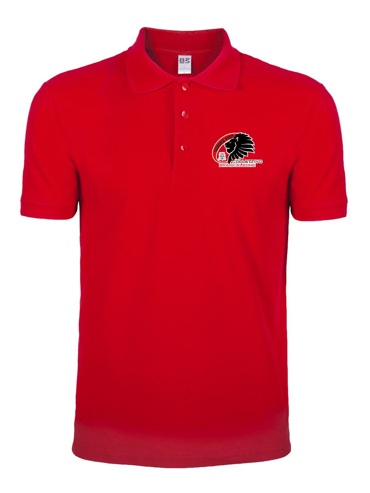 Polo rossa Collettivo Brancaleone
