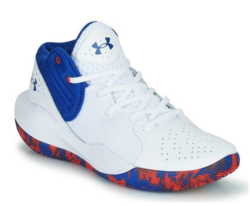 under armour UA GS JET 21 - BIANCO/BLU