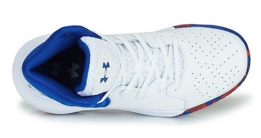under armour UA GS JET 21 - BIANCO/BLU