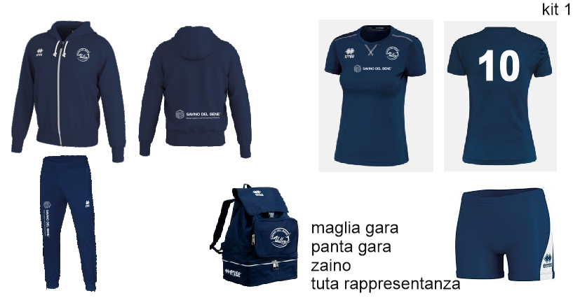 KIT 1 MINIVOLLEY SAVINO DEL BENE VOLLEY