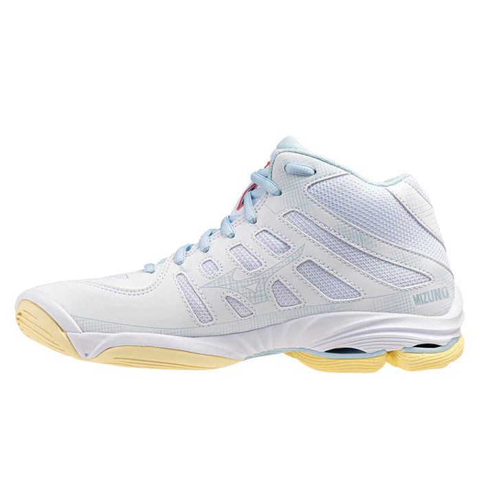 Mizuno Wave Voltage Mid White 2025