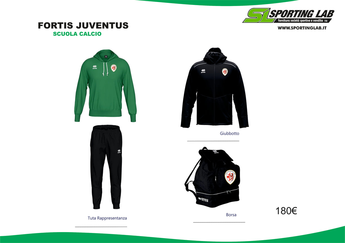 Kit completo Scuola Calcio Fortis Juventus