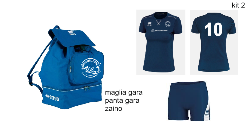 KIT 2 MINIVOLLEY SAVINO DEL BENE VOLLEY