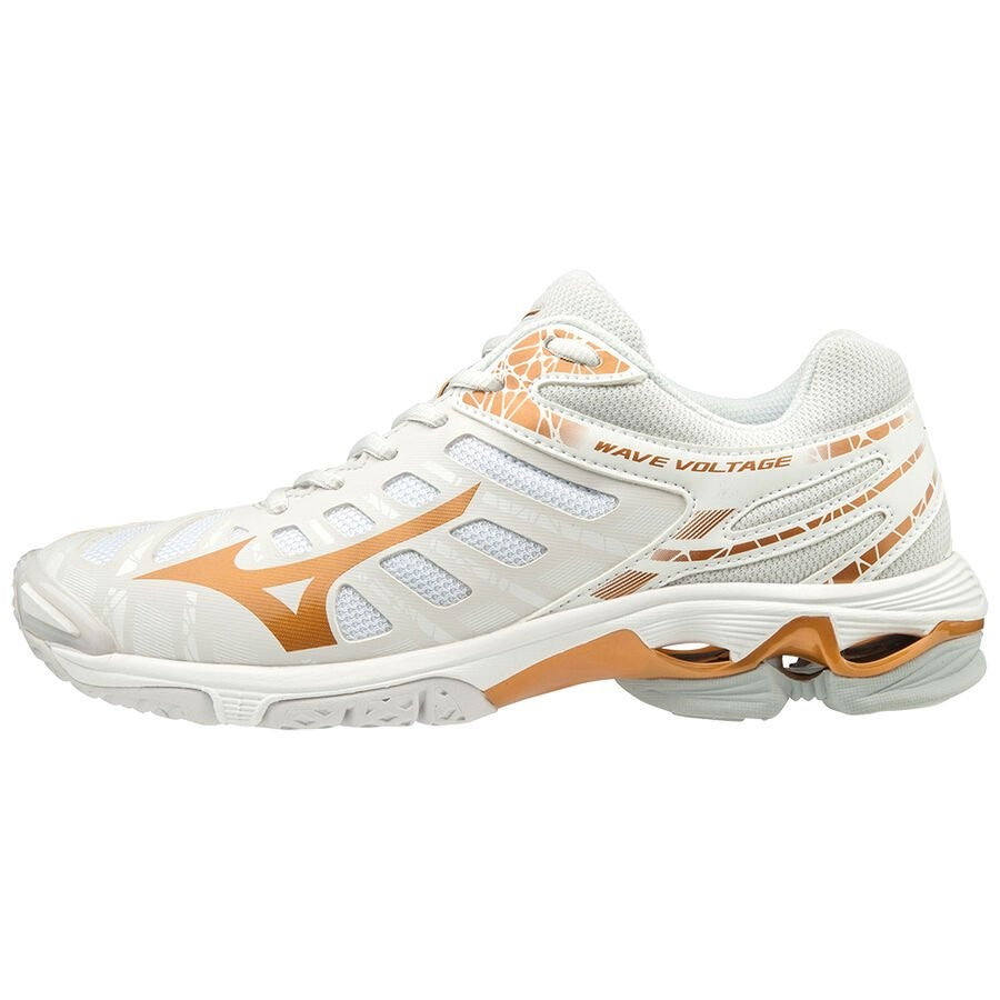 Mizuno Wave Voltage bianco arancio