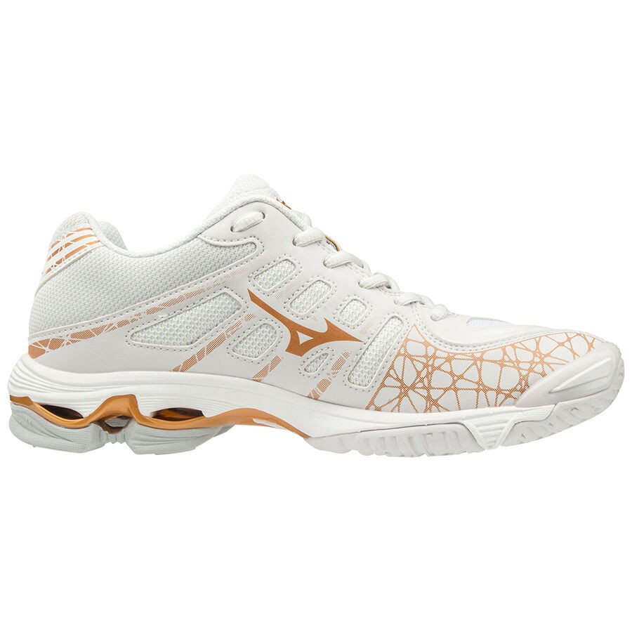 Mizuno Wave Voltage bianco arancio