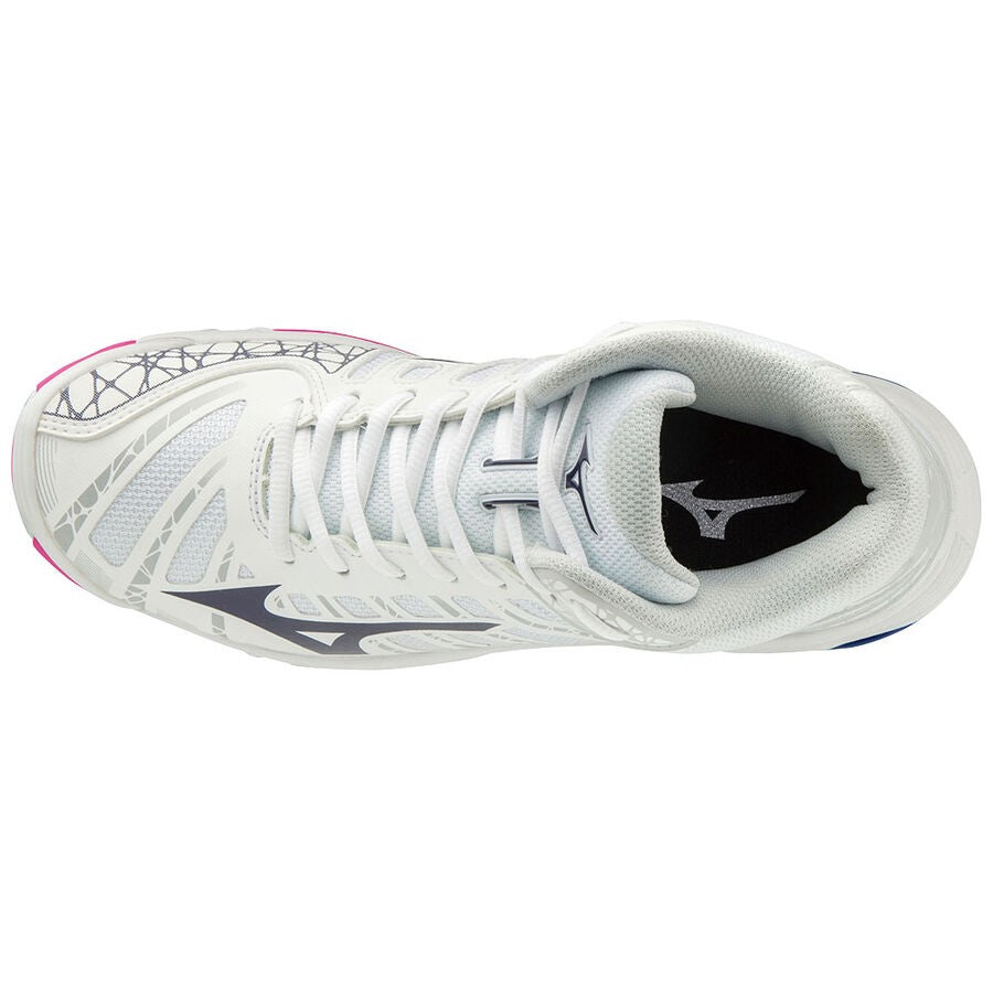 Mizuno Wave Voltage MID bianco blu fucsia