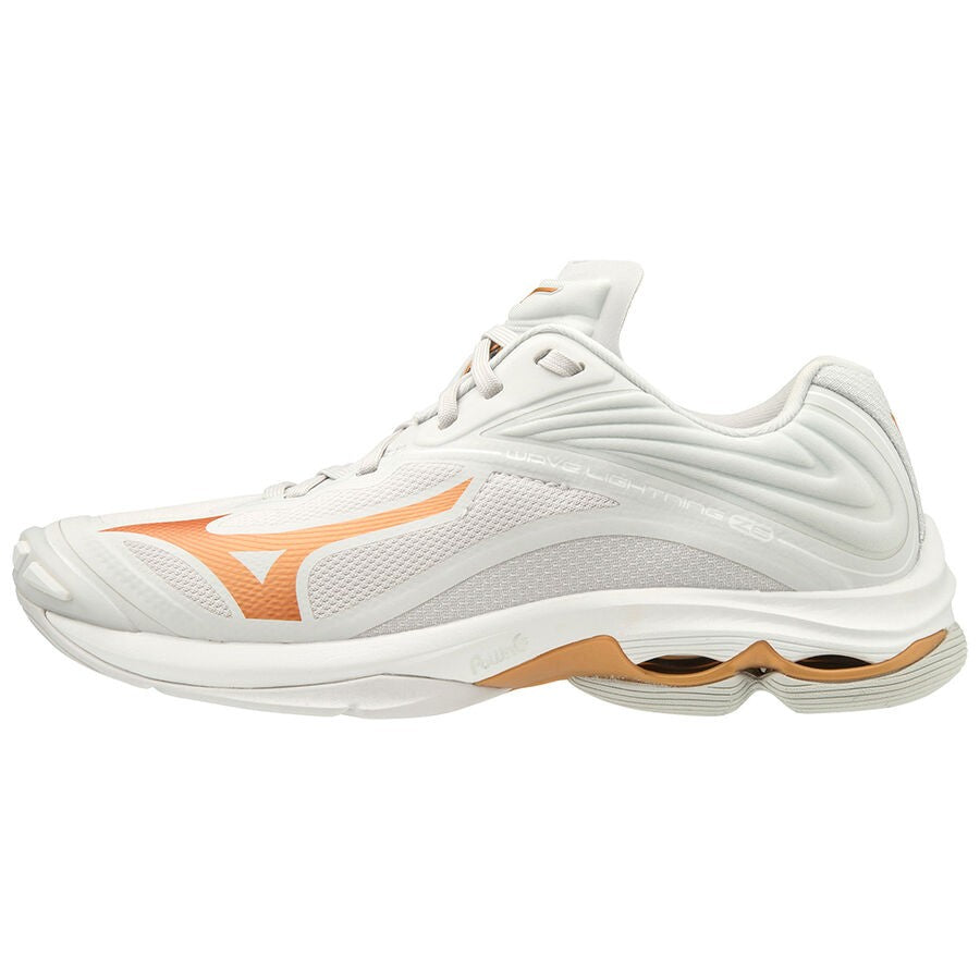 Mizuno Wave Lightning Z6 bianco arancio