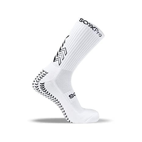 SOXPRO Calze Grip e Anti Slip bianchi