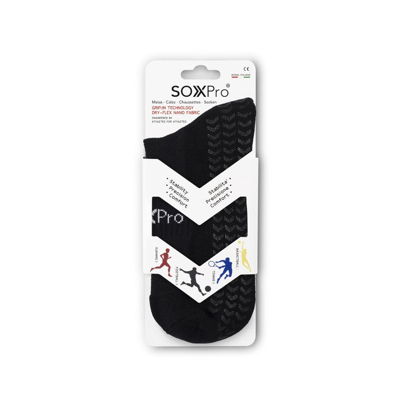 SOXPRO Calze Grip e Anti Slip Nera