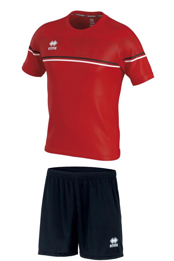 errea Completo Diamantis rosso nero