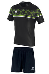 errea Completo Diamantis nero verde fluo