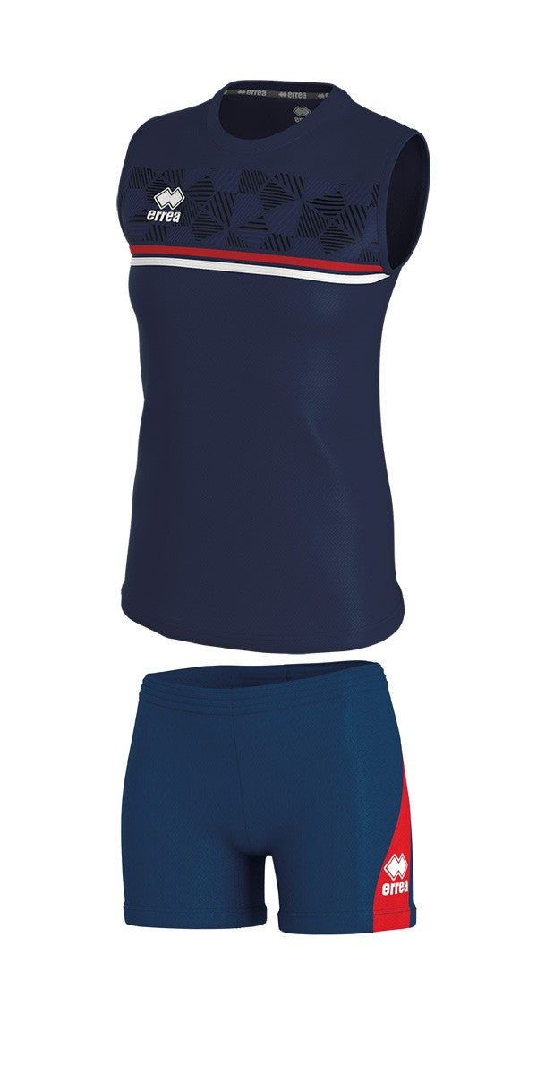 errea Completo Divina Donna blu rosso