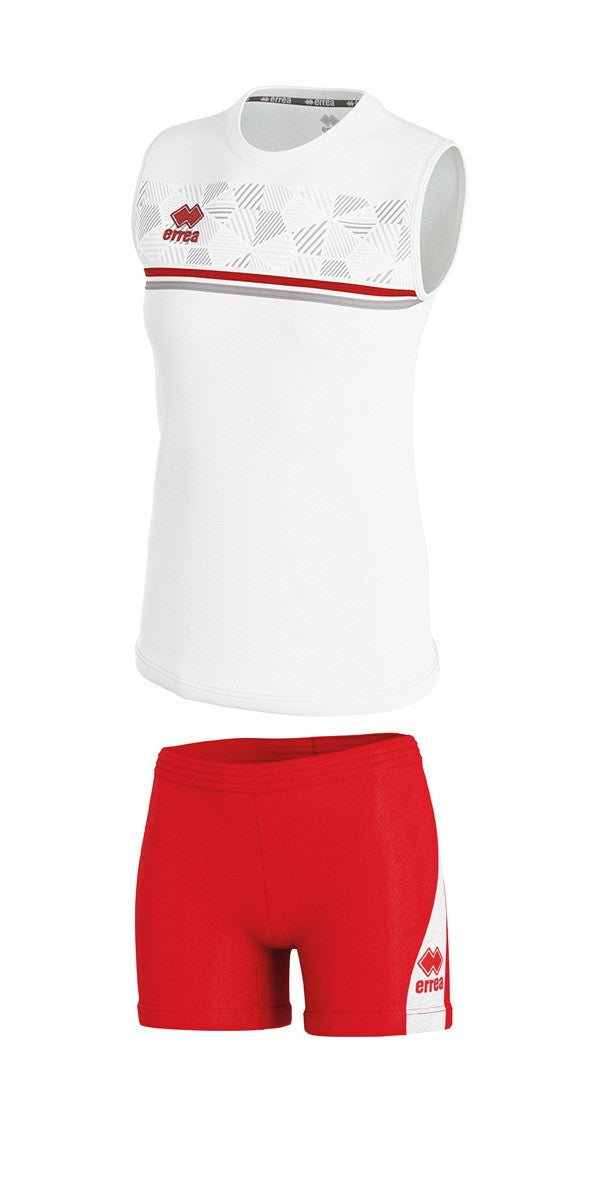errea Completo Divina Donna bianco rosso