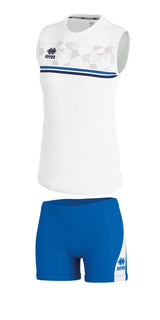 errea Completo Divina Donna bianco azzurro