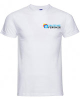 T-shirt bianca Salesiani Firenze