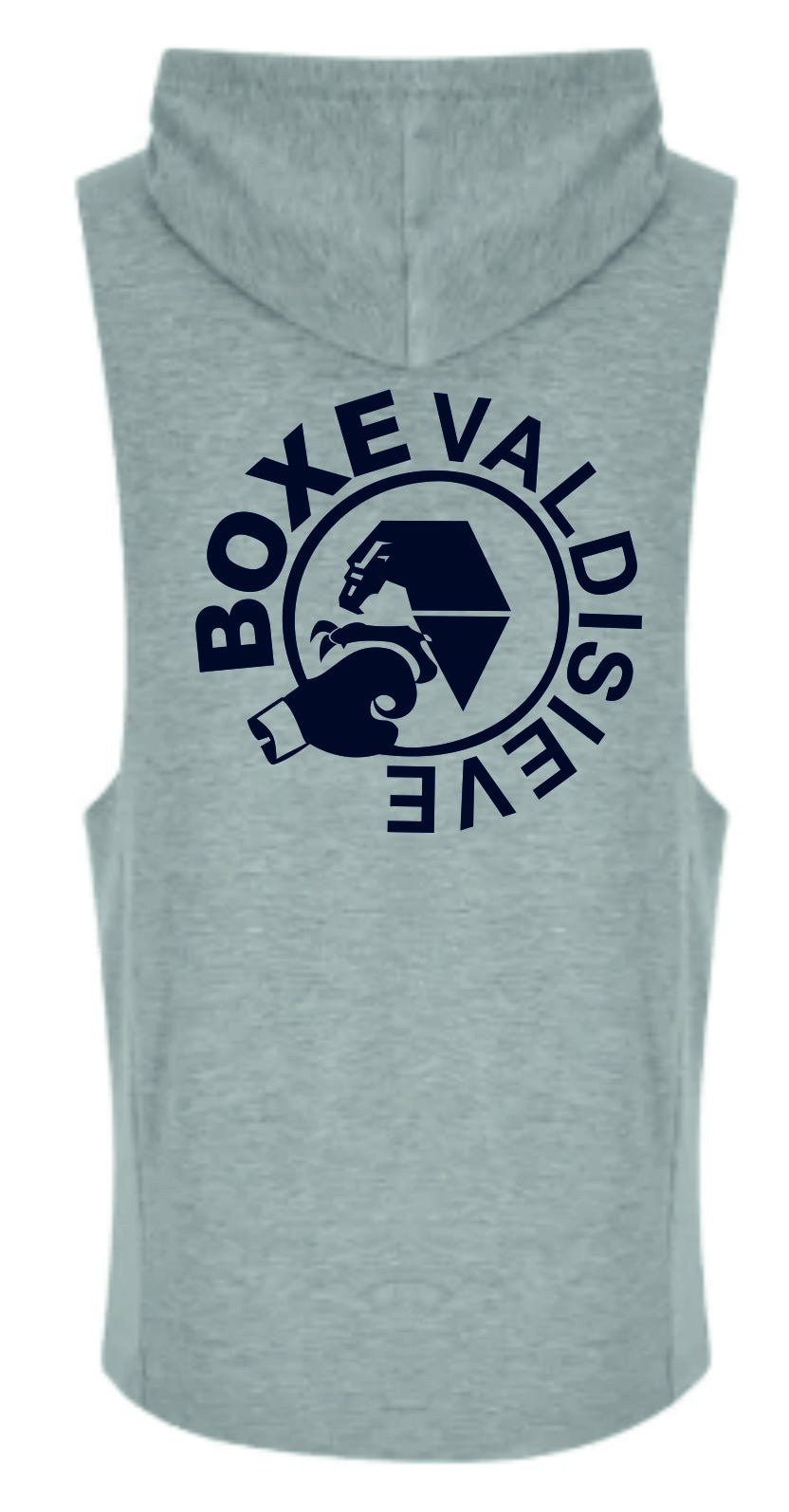 Felpa smanicata con cappuccio Boxe Valdisieve