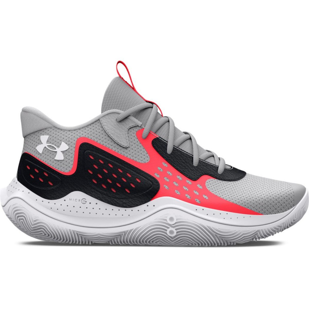 UA GS JET 23 WHT/GRY