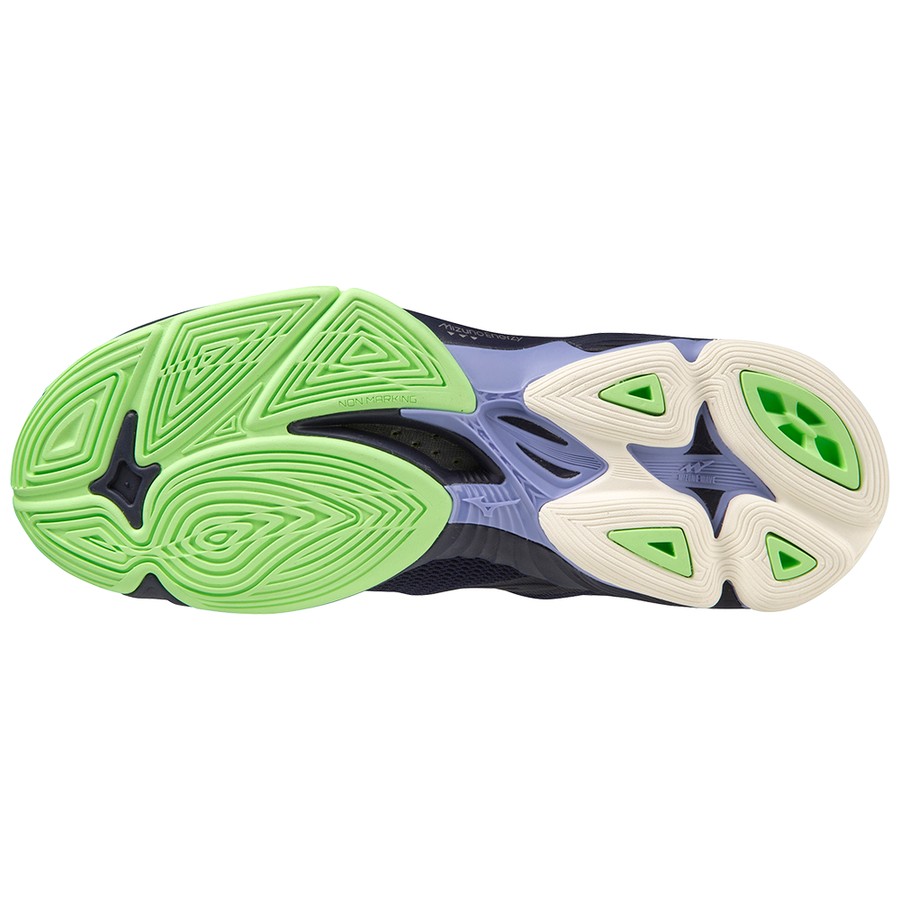 Mizuno Wave Lightning Z7 Mid blue lime