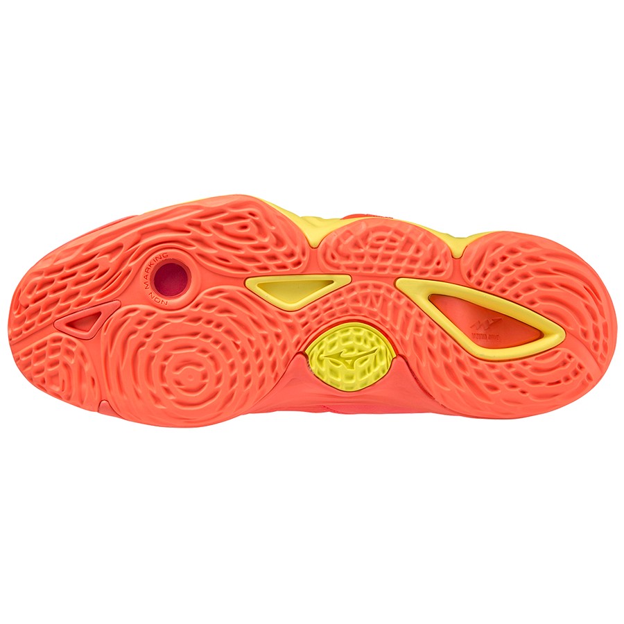Mizuno Momentum 3 neonflame