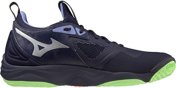 Mizuno Momentum 3 white blue lime