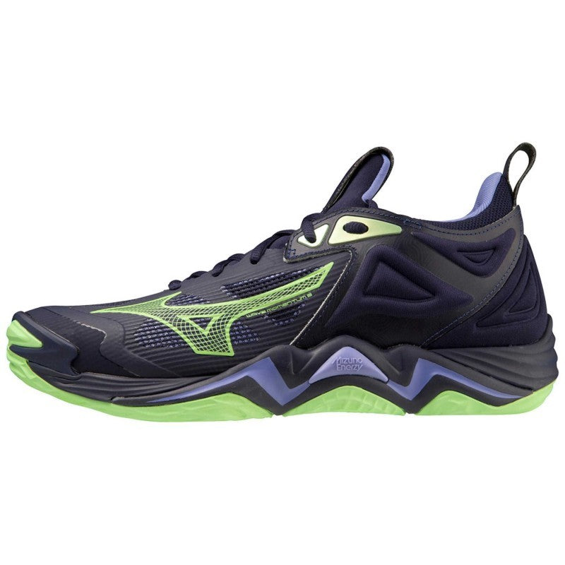 Mizuno Momentum 3 white blue lime