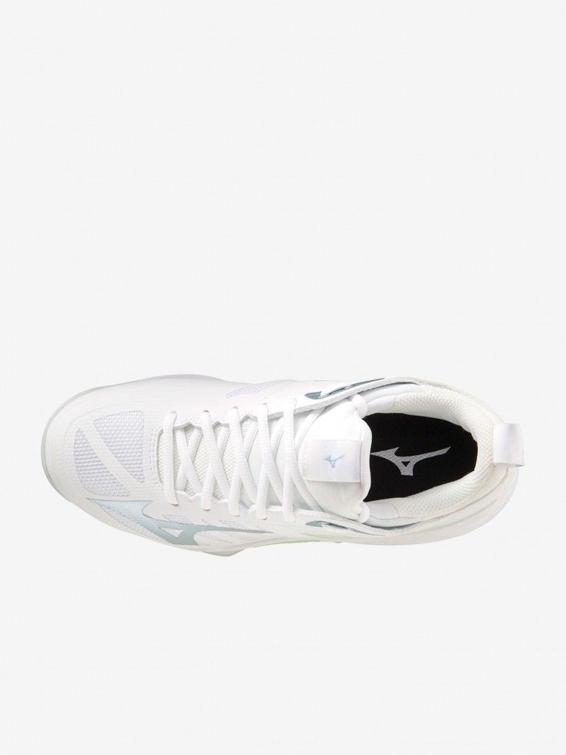 Mizuno Wave Dimension MID white green