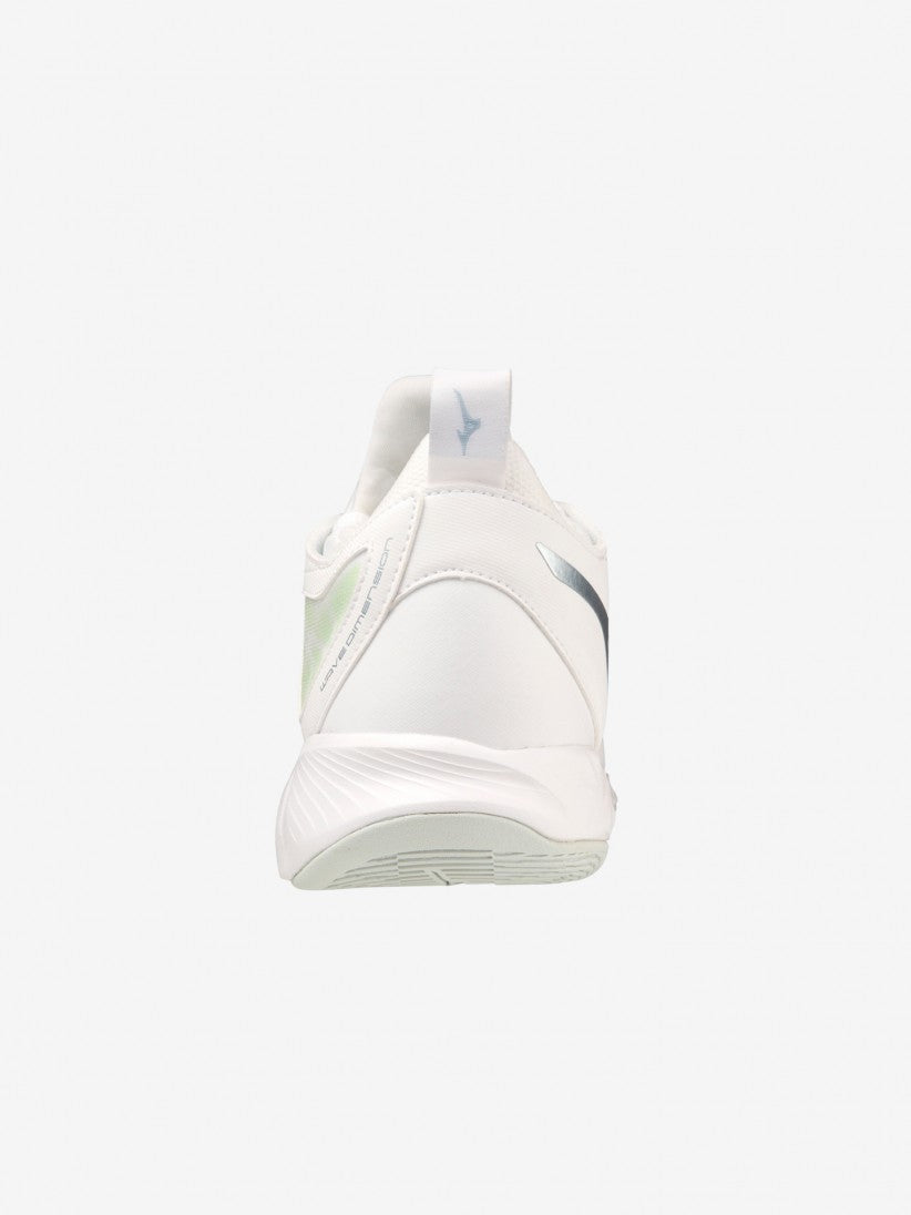 Mizuno Wave Dimension MID white green