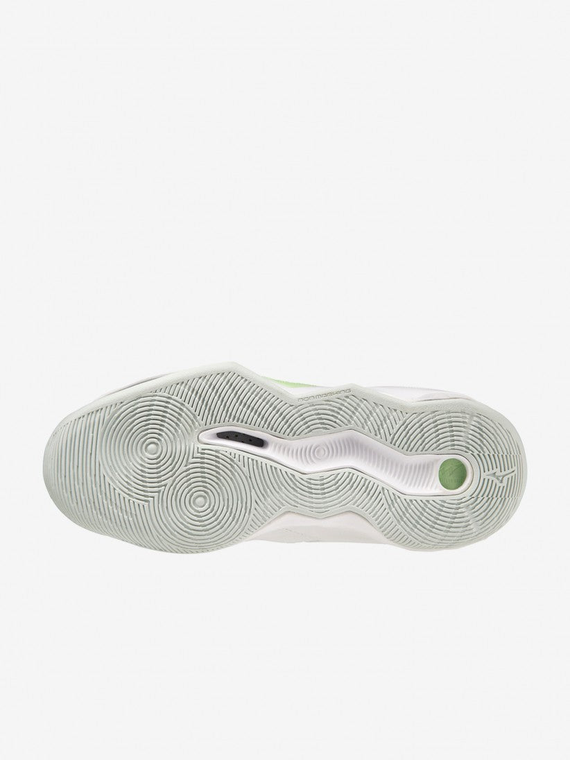 Mizuno Wave Dimension MID white green
