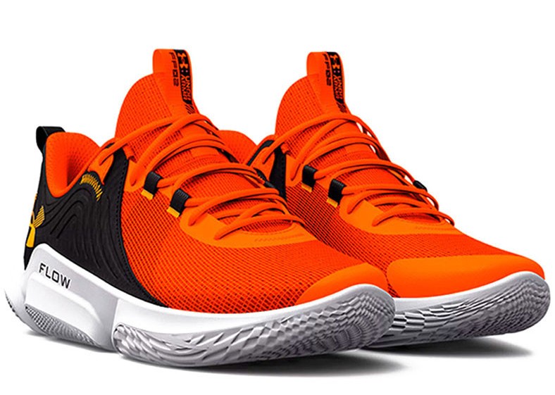 UA FLOW FUTR X2 ORANGE/BLACK