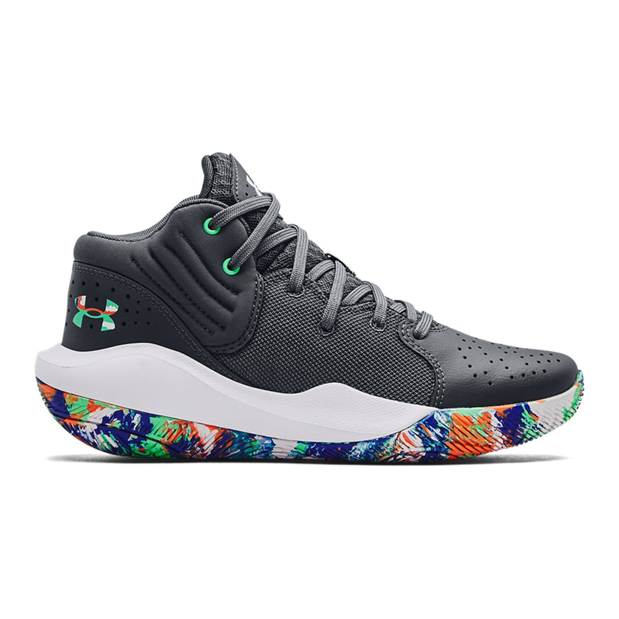 UA GS JET 21 - PITCH GREY