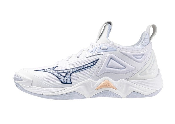 Mizuno Momentum 3 white navy