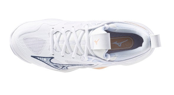 Mizuno Momentum 3 white navy