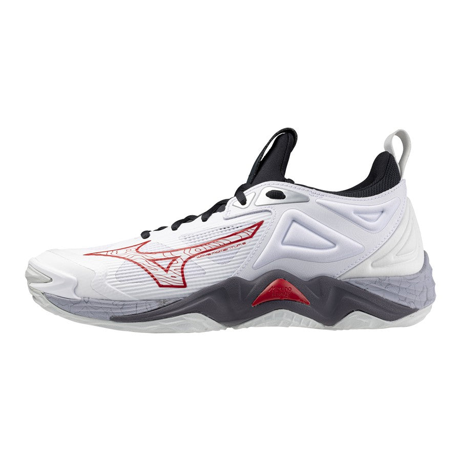 Mizuno Momentum 3 white black red