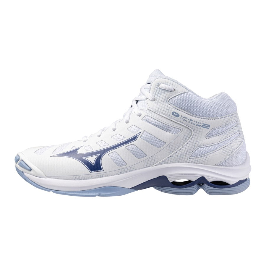 Mizuno Wave Voltage Mid white Royal