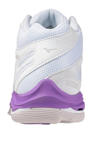 Mizuno Wave Voltage Mid white Purple