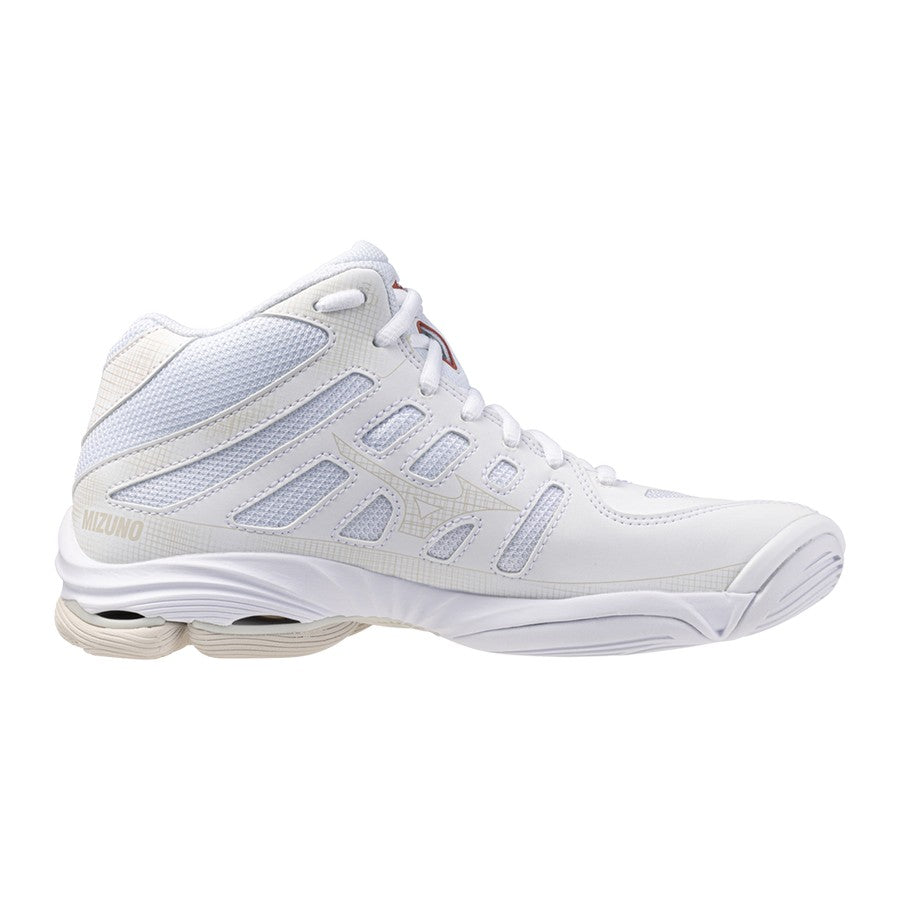 Mizuno Wave Voltage Mid White