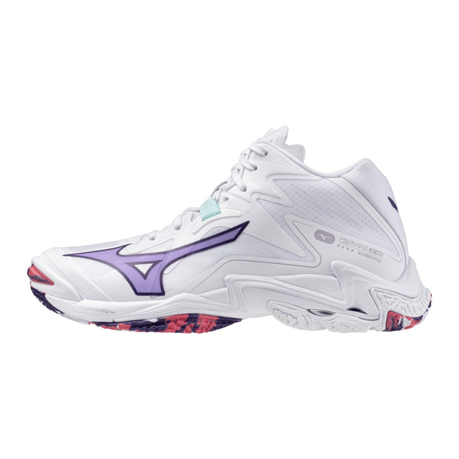 Mizuno Wave Lightning Z8 White VioletIndigo CamelliaRos