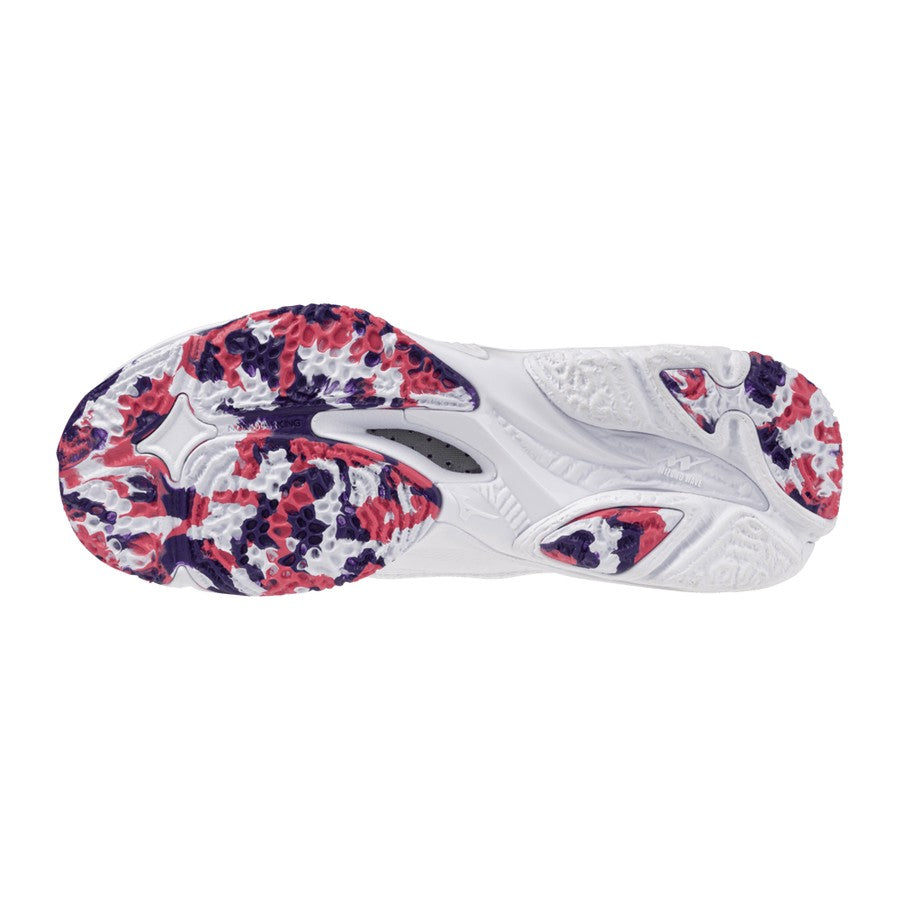 Mizuno Wave Lightning Z8 White VioletIndigo CamelliaRos