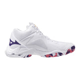 Mizuno Wave Lightning Z8 White VioletIndigo CamelliaRos