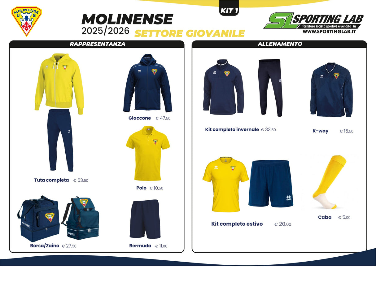 Kit Completo Molinense