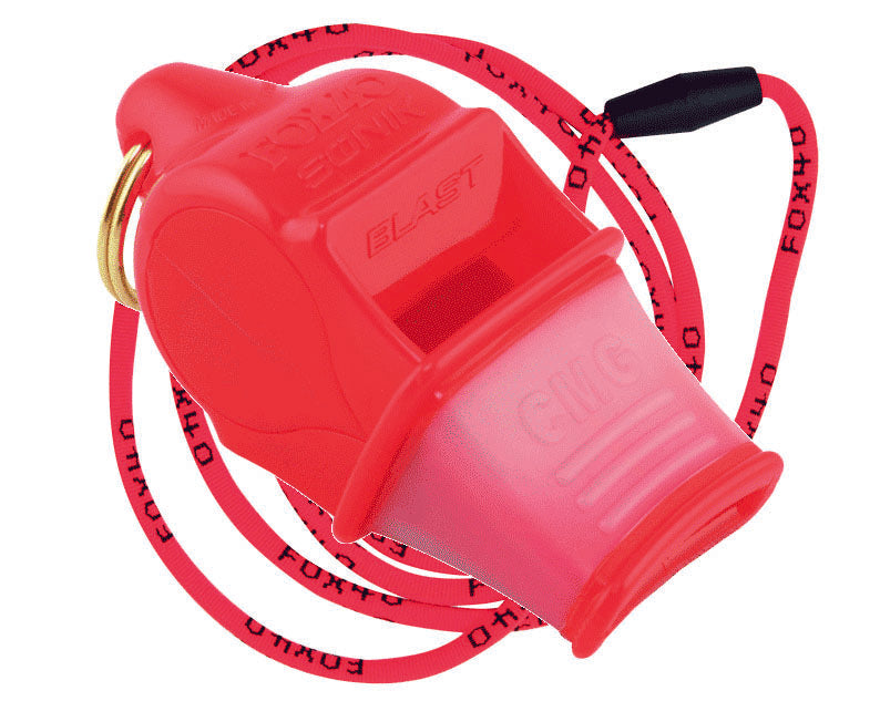 Fox Fischietto 40 Sonik Blast CMG Rosso