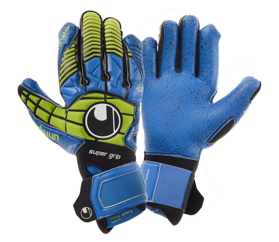 Uhlsport Eliminator Supergrip HN blu verde