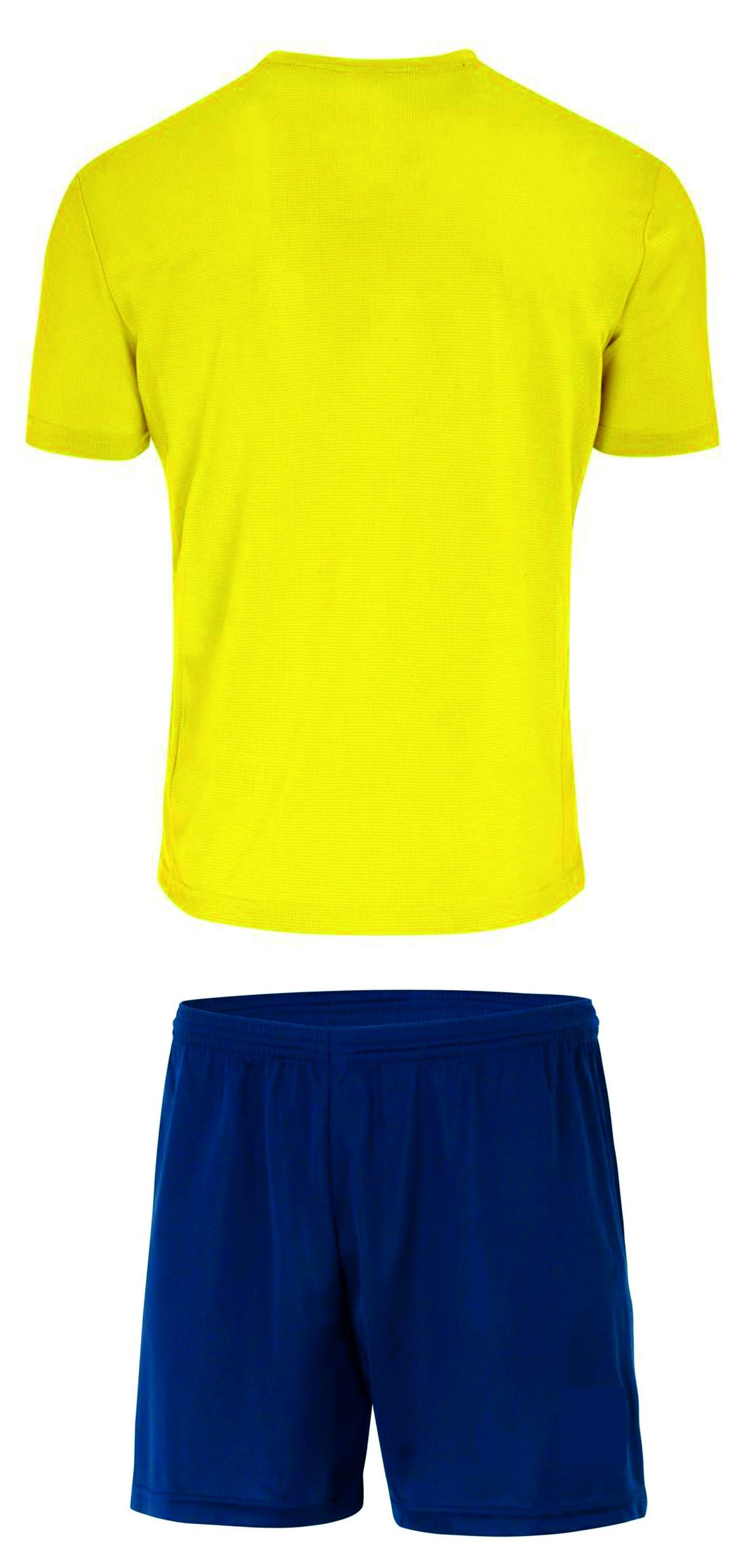 errea Kit Everton Giallo Fluo Blu Navy