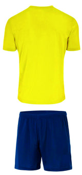 errea Kit Everton Giallo Fluo Blu Navy