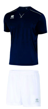 errea Kit Everton Blu Navy Bianco