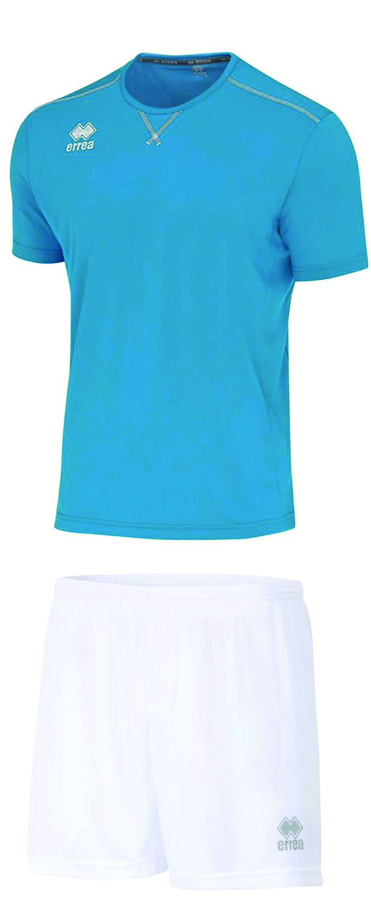 errea Kit Everton Azzurro Cyano Bianco