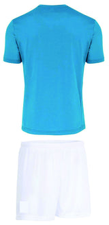 errea Kit Everton Azzurro Cyano Bianco
